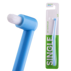 Healthy Smile single tuft toothbrush, Blue